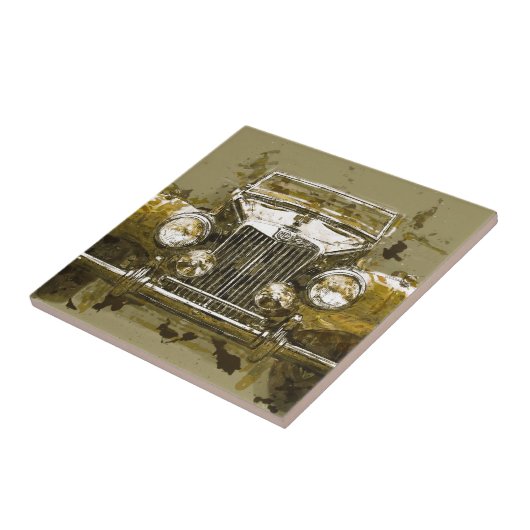  MG-sportauto Tegeltje (Zijkant)