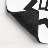 MG Symbol Mousepad (B/W) Muismat (Hoek)