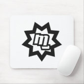 MG Symbol Mousepad (B/W) Muismat (Met muis)