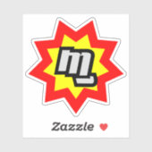 MG Symbool Custom-Cut Sticker (Vel)