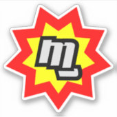 MG Symbool Custom-Cut Sticker (Voorkant)