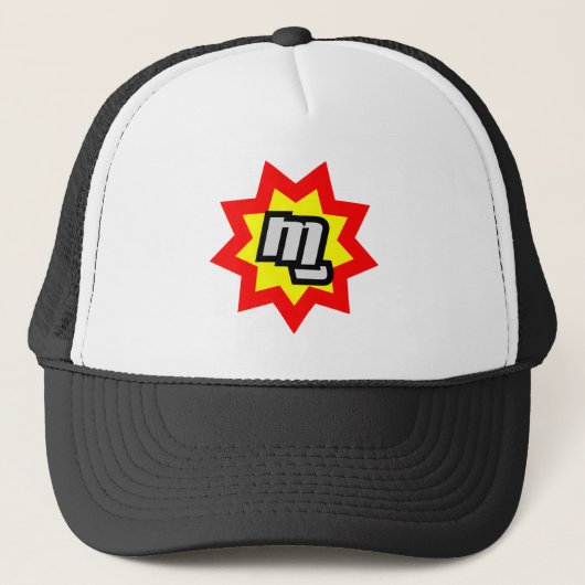 MG Symbool Trucker Hat Trucker Pet (Voorkant)
