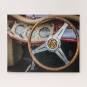 MG TF klassieke Britse sportwagen Legpuzzel (Horizontaal)