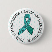 MG Warrior Awareness Ribbon Button (Voorkant)