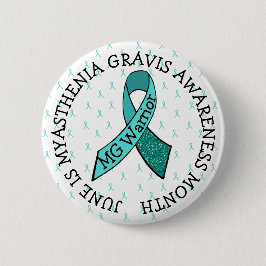 MG Warrior Awareness Ribbon Button