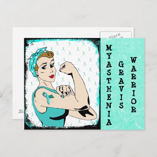 MG Warrior Lady Briefkaart (Voorkant / Achterkant)