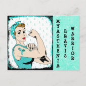 MG Warrior Lady Briefkaart (Voorkant)