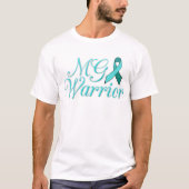 MG Warrior Myasthenia Gravis Awareness Ribbon Top (Voorkant)