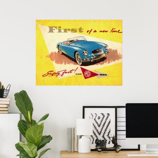 MGA Safety fast mg Poster (Thuiskantoor)