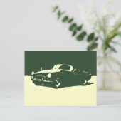 MGB, 1971 - Racing green on light briefkaart (Staand voorkant)
