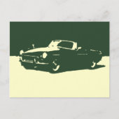 MGB, 1971 - Racing green on light briefkaart (Voorkant)