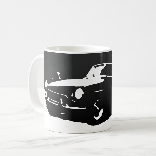 MGB, 1971 - Zwarte mok in licht (Voorkant links)