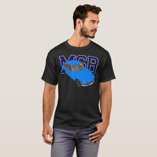 MGB blauw T-shirt (Voorkant volledig)