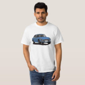 MGB GT V8 - 4 x blauw - selecteer een kleurtoon! T-shirt (Voorkant volledig)