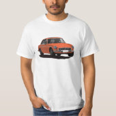 MGB GT V8 - oranje - geel - bruine kleuren T-shirt (Voorkant)