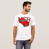 MGB rood T-shirt (Voorkant volledig)