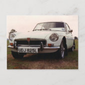 MGBGT-sportauto Briefkaart (Voorkant)