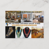 MGG DESIGN LLC-KAART (MOJISOLA A GBADAMOSI OKUBULE VISITEKAARTJE (Achterkant)