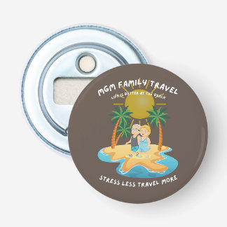  MGM-familie: open flesje Button Flesopener