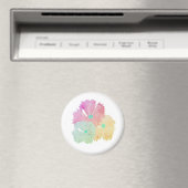 Mgnet met bloemontwerp magneet (Insitu (Vaatwasser))