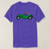 MGTD MG TD British Racing Green Classic T-shirt (Design voorkant)