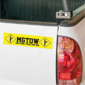 MGTOW - Mannen die hun eigen weg gaan Bumpersticker (Op Truck)