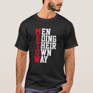 MGTOW - Mannen die hun eigen weg gaan T-shirt