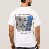 MGTOW - Mannen die hun eigen weg gaan T-shirt (Achterkant)