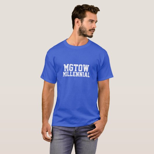 MGTOW Millennial T-shirt (Voorkant volledig)