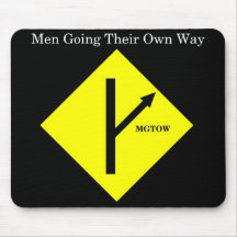 MGTOW Mousepad-Black Achtergrond