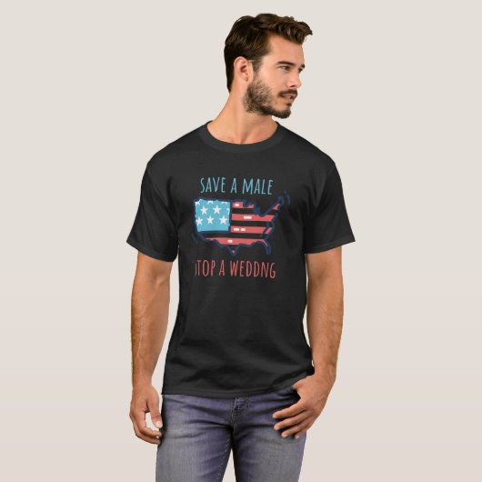 MGTOW Save A Male1327png1327 T-shirt (Voorkant volledig)