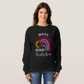 MGUS Sunflower rainbow awareness apparel Trui (Voorkant volledig)