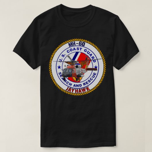 MH60 Jayhawk USCG SAR T-shirt (Design voorkant)