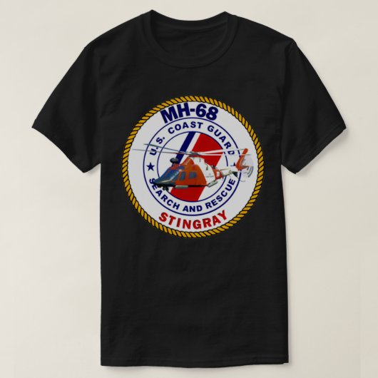 MH68 Stingray USCG SAR T-shirt (Design voorkant)