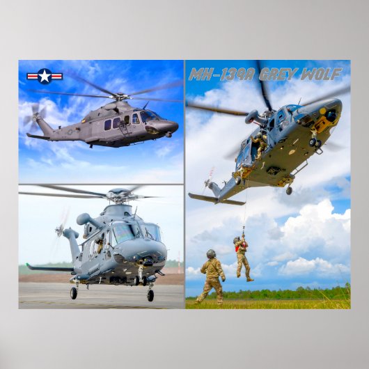 MH-139A GRIJZE WOLF POSTER (Voorkant)