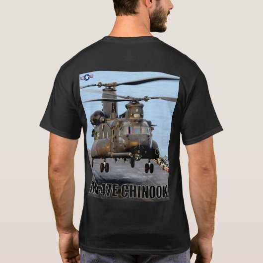 MH-47E CHINOOK T-SHIRT (Achterkant)