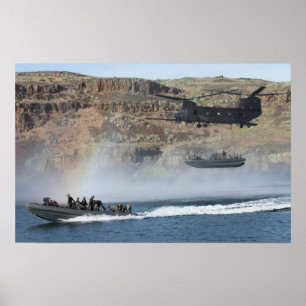 MH-47G Chinook Helikopter Poster