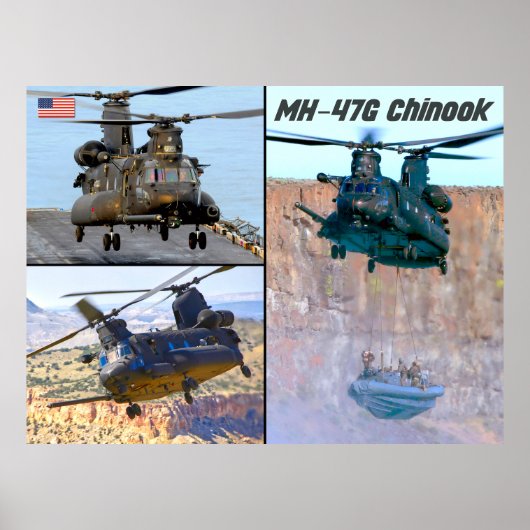 MH-47G CHINOOK POSTER (Voorkant)