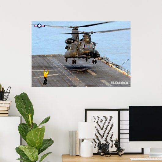 MH-47G CHINOOK POSTER (Thuiskantoor)