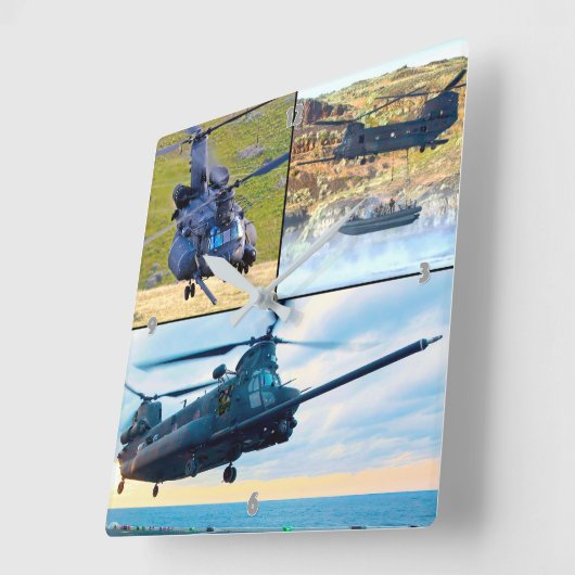 MH-47G CHINOOK VIERKANTE KLOK (Hoek)