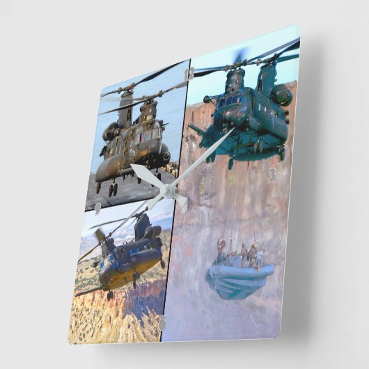 MH-47G CHINOOK VIERKANTE KLOK (Hoek)