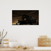 MH-53 Pave Low Helicopter Poster (Keuken)
