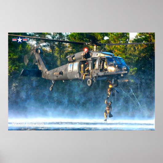 MH-60 M BLACKHAWK POSTER (Voorkant)
