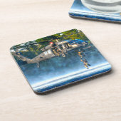MH-60 M ZWARTE HAWK BIER ONDERZETTER (Linkerzijde)