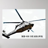 MH-60 Militaire helikopter Seahawk Poster (Voorkant)