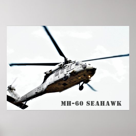 MH-60 Militaire helikopter Seahawk Poster (Voorkant)