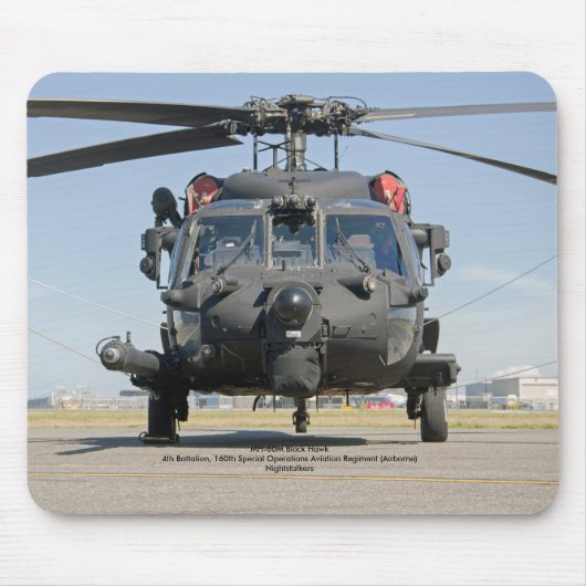 MH-60M Black Hawk Special Operations-helikopter Muismat (Voorkant)