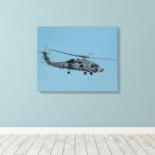 MH-60R Seahawk Canvas Afdruk (Insitu (Houten vloer))