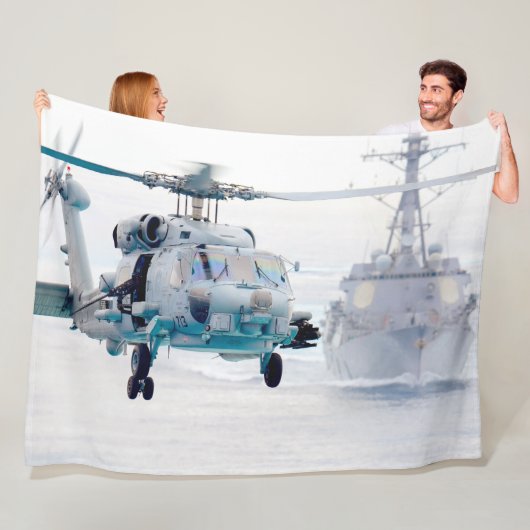 MH-60R SEAHAWK FLEECE DEKEN (In situ)