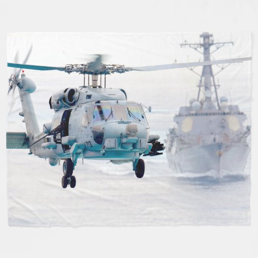 MH-60R SEAHAWK FLEECE DEKEN (Voorkant (Horizontaal))